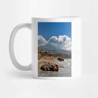 Burriana Beach Nerja Spain Mug